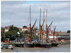 Barges at Maldon Quay