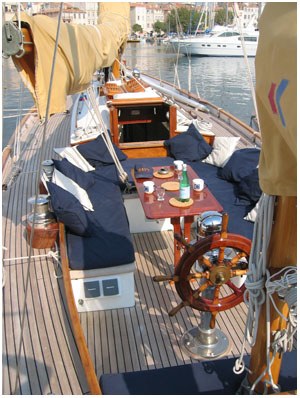 Be the envy of all those ashore as you sip G&T's in the cockpit