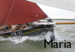 Maria, the record breaking Oyster Smack is the latest addition to the fleet