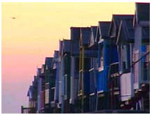 Beach houses in Whitstable